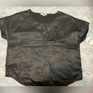 BB Dakota Satin Black Pj top